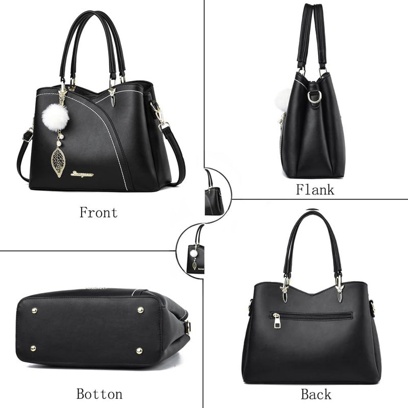 SiMYEER Purses and Handbags Top Handle Satchel Shoulder Bags Messenger Tote Bag for Ladies - Image 4